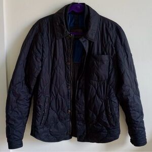 Men's Quilted Jacket - Navy